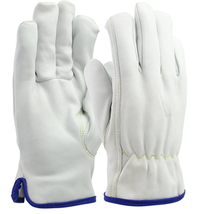 Vaca de alta calidad. Guantes de conductor de cuero de grano Guantes de trabajo de cuero para hombres Guantes de uso general - Product Image 4