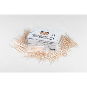 Stuzzicadenti Rotondi in Legno Confezionati in Cellophane 24 Confezioni x 1000 Pezzi B2B - Product Image 1