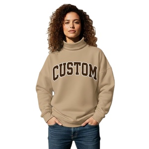 Sudadera Personalizada con Logotipo Nuevo para Mujer, Otoño Invierno, Cuello Redondo Largo, Talla Grande, Felpa, Ecológica, Antibolitas - Product Image 1