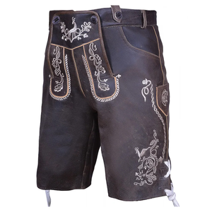 Pantalones cortos de cuero bávaro Lederhosen para hombre tradicional Festival - Product Image 2