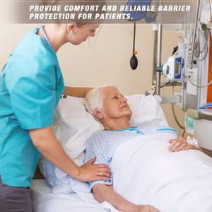 Housses et draps d'oreiller non tissés blancs jetables de haute qualité Produits de sécurité pour chambre à coucher à motif de feuilles modernes - Product Image 5