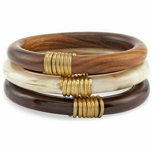 Diseño de PROTECCIÓN Brazalete y pulsera de madera Tamaño personalizado Pulseras de madera Brazalete Flor hecha a mano Brazalete de madera Brazalete - Product Image 4