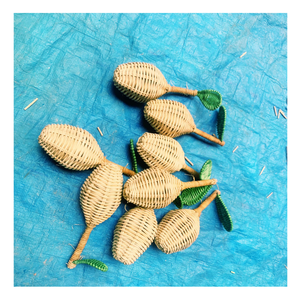 ลูกบอลหวายทำด้วยมือคุณภาพสูงจากหวายถุงเท้าหวายลูกบอลหวายเหมาะสำหรับการตกแต่งต้นไม้/ธรรมชาติสำหรับบ้านและวันหยุด - Product Image 1