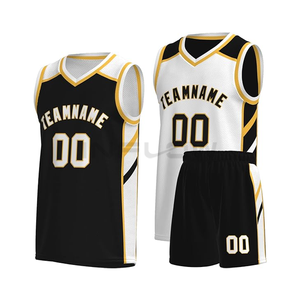 Camiseta de baloncesto personalizada Ropa de baloncesto Diseños de uniformes 100% poliéster Patrón de equipo juvenil Conjuntos de sublimación - Product Image 2