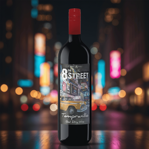 Rượu vang đỏ khô đường phố số 8 100% Tempranillo 12% Vol Rượu Tây Ban Nha Loại nho 075Lt Từ Castilla La Mancha - Product Image 5