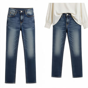 กางเกงยีนส์ขายาวปรับแต่งทรงหลวมมีกระเป๋าด้านข้างทรงหลวมแนวสตรีทแวร์ผ้าเดนิมสตรีทแวร์สไตล์วินเทจ - Product Image 2