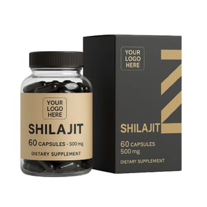 Hữu Cơ Himalaya shilajit viên nang sức mạnh tự nhiên, sức chịu đựng và tăng cường năng lượng cho nam giới và phụ nữ - Product Image 1