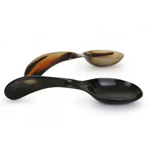 เครื่องใช้บนโต๊ะอาหารทำจากเขาควายธรรมชาติทำด้วยมือช้อนทนทานเป็นมิตรกับสิ่งแวดล้อมสำหรับทำอาหารและสลัด - Product Image 6