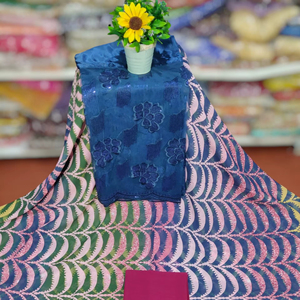 Tela Somalí de Alta Calidad con Aspecto Premium para Dirac, Auténtica, Multicolor, Estampado Digital Jacquard, Lisa, Ropa Africana de Noche para Niñas - Product Image 1