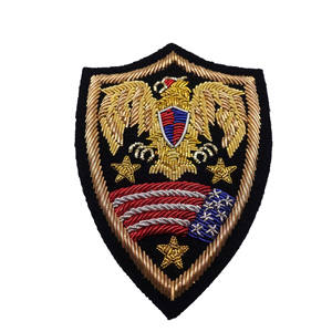 Parche de Bordado a Mano con Hilo de Bullion, Insignias de Tela para Prendas de Moda, Hechas a Mano con Empaque Personalizado, Bordado con Proceso de Fijación con Pin - Product Image 3