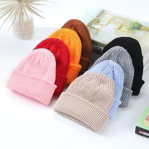 Gorro de punto de piel de conejo cálido para mujer, de doble capa lana gruesa, suave, acogedor, informal, protección para los oídos, envoltura para la cabeza de invierno a la moda - Product Image 6