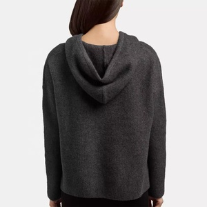 Sudaderas con capucha para mujer, suéter de cachemira y seda de diseño personalizado - Product Image 2