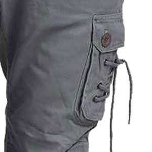 Pantalon Cargo en coton de haute qualité pour hommes, fabriqué sur commande, dernier modèle tendance à poches multiples, modèle droit, service OEM - Product Image 5