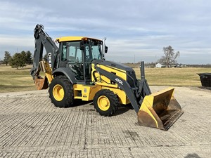 Nouveau John Deer 410L chargeuse-pelleteuse sur pneus machines de construction d'origine approuvé CE 6-9 tonnes John Deer 410D - Product Image 6