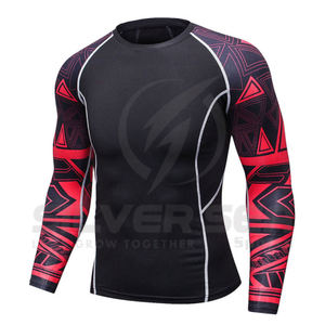 Chemise de compression à manches longues, taille XL, en polyester, haute élasticité, écologique, respirante, séchage rapide, pour entraînement - Product Image 4