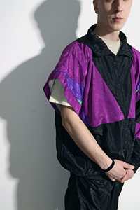 Survêtement coupe-vent pour hommes, Design personnalisé, surdimensionné, vêtements de sport, uni, vierge, ensemble de survêtement - Product Image 5