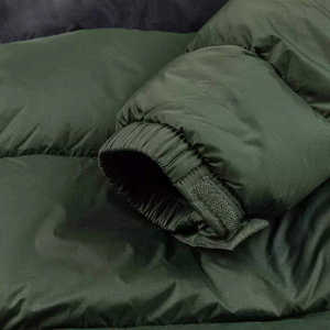 เสื้อแจ็คเก็ตพัฟเฟอร์กันน้ำแบบยูนิเซ็กซ์ สีดำเงา แขนยาว สำหรับฤดูหนาว คุณภาพสูง ผลิตตามสั่งจากแบรนด์หรู บุด้วยผ้าฝ้าย - Product Image 3