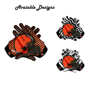 Gants de récepteur de paume super collante de football américain de haute qualité Gants de rugby d'entraînement professionnel par Standard International - Product Image 4