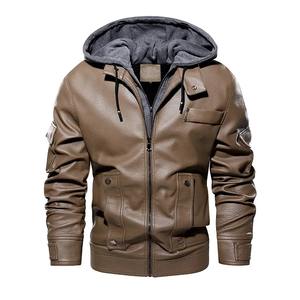 Winter Men's Genuine <b>Sheep</b> <b>Skin</b> Leather Slim Fit Motorcycle <b>Jacket</b> Casual Fashion - Product Image 1