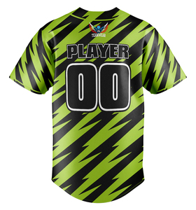 Jersey de béisbol y softbol personalizado en blanco y negro cosido Conjunto de ropa de equipo transpirable de la mejor calidad Camisetas de sublimación de estilo - Product Image 2