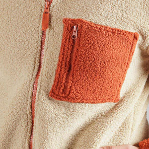 Dans une couleur unie bonne qualité meilleur fournisseur veste d'hiver fait à la main doux au toucher tissu polaire vestes pour hommes - Product Image 4