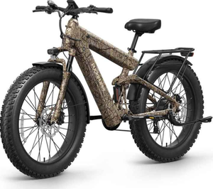 Bicicleta Eléctrica de Suspensión Completa de 1350W para Adultos, 48V 30AH, Batería Dual, Alcance de 130 Millas, con 60V 36V OEM DIY Industrial - Product Image 1