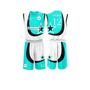 Ensemble d'uniformes de basket-ball professionnels, maillot et short en Polyester respirant à séchage rapide, vêtements de sport d'équipe pour hommes, femmes et jeunes - Product Image 2