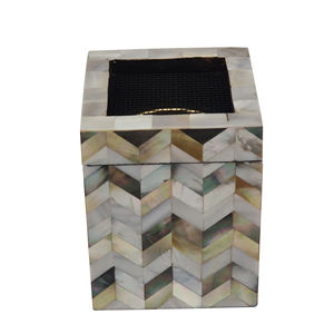 Lujoso diseño antiguo Zig Zag madre de perla quemador de incienso Mubkhar incensario de pie para enchufe de anís estrellado aromático para Ramadán - Product Image 2