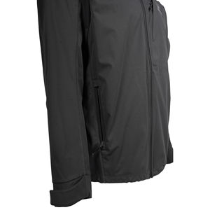 Cortavientos con capucha de nailon respetuoso con el medio ambiente personalizado impermeable deportes Golf chaquetas al aire libre con capucha desmontable cremallera para uso al aire libre - Product Image 6
