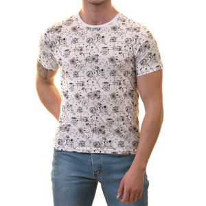 ODM OEM T-shirts pour hommes les plus vendus, imprimés numériquement, 100% coton tissé, manches courtes, séchage rapide et respirant - Product Image 4