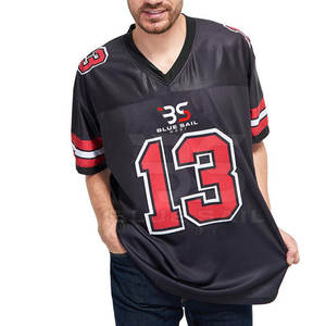 Maillot de football américain avec panneau d'épaule Maillot de football d'équipe avec chiffres en gras et options de couleur personnalisées - Product Image 6