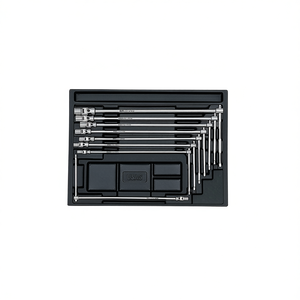 Usag 8-Piece T-Handle Wrench Assortment with Jointed Hexagonal <b>Socket</b> for DIY and Professional Use Made in the USA - Product Image 2