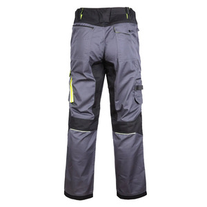 Meilleures ventes Pantalons cargo décontractés pour homme Étui multi-poches en toile avec poches pour genouillères Pantalons de travail taille moyenne Vente en gros - Product Image 4