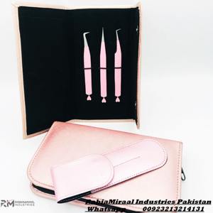 RMI แหนบถอนขนตาสเตนเลสเกรดพรีเมี่ยมพร้อมที่จับกันลื่นเพื่อแยกและจัดวางขนตาแต่ละ RMI-MZ-LT-1680 - Product Image 3