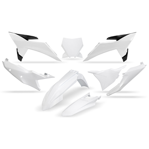 Kit de plástico blanco 20-25 con manillar de piezas de motocicleta de carbono CNC para KTM SX 125 2025-2025 Motocross Dirt Bike Air Shipping - Product Image 1