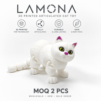 3D-Gedruckte Artikulierte Katze Bewegliche Fidget-Figur 12+ Unisex Öko-PLA Direkt vom Hersteller für Erwachsene