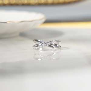 Trendy Modern Handmade <b>Cross</b> Cut Cubic Zirconia Diamond Gemstone <b>Ring</b> 925 Solid Sterling Bezel Setting Vintage for Wedding - Product Image 2