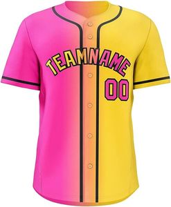 Unisex personalizado impreso poliéster béisbol y softbol Jersey transpirable sublimación ropa deportiva barata y suave desgaste para los hombres - Product Image 2