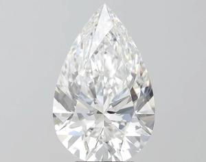 5.00 Ct Poire Cut IGI Certifié E-Color Lab Grown Loose Diamond VVS-VS-Clarity CVD Lab Grown Diamond - Product Image 1