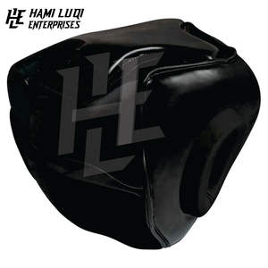 Alta calidad al por mayor MMA transpirable boxeo cabeza guardia profesional Premium cuero sintético - Product Image 6