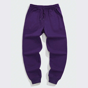 Pantalones deportivos personalizados para hombre, de tela gruesa, corte holgado, con abertura en la parte inferior, pantalones deportivos de alta calidad para hombre. - Product Image 6