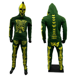 Survêtements à capuche zippés personnalisés pour hommes haute qualité Streetwear lourd couleur unie taille XL tenue de sport entièrement brodée - Product Image 1