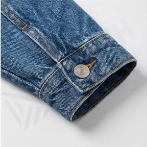 Chaqueta Casual de Invierno para Hombre, de Mezclilla Teñida, Antiarrugas, de Algodón Transpirable, Color Personalizable, Estilo Urbano de Moda - Product Image 6