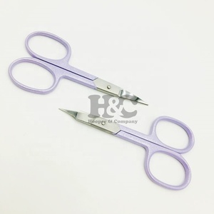 Tijera para cutículas de punta de flecha de alta calidad, tijera de punta afilada sostenible de acero inoxidable, uso de bordado de cejas, oferta de logotipo - Product Image 2