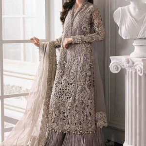 Vestido formal de 3 piezas hecho en fábrica para mujer, nuevo diseño paquistaní Salwar Kameez, ligero - Product Image 1