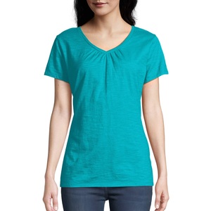 Camiseta Corta de Alta Calidad para Mujer, Manga Corta, Transpirable, Estilo Casual de Verano, a la Moda, para Exportación - Product Image 6