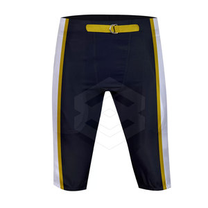 Último diseño en precio razonable bajo MOQ desgaste de fútbol americano 100% poliéster hecho pantalón de fútbol americano - Product Image 4