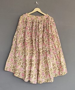 Handmade 100% Cotton Women's <b>Skirt</b> Indian Style <b>Long</b> Party Wear Casual Plus Size Tennis Girl's Gift Breathable Natural - Product Image 4