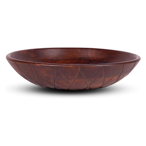 Meilleure qualité fait à la main en bois de manguier Art déco sculpté Rectangle écologique multifonctionnel bol de service prix de gros décor - Product Image 6