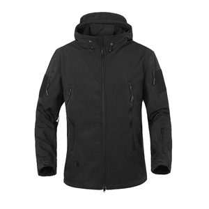Veste d'extérieur à blocs de couleurs avec coque dure coupe-vent et imperméable aux couleurs contrastées pour l'alpinisme - Product Image 1
